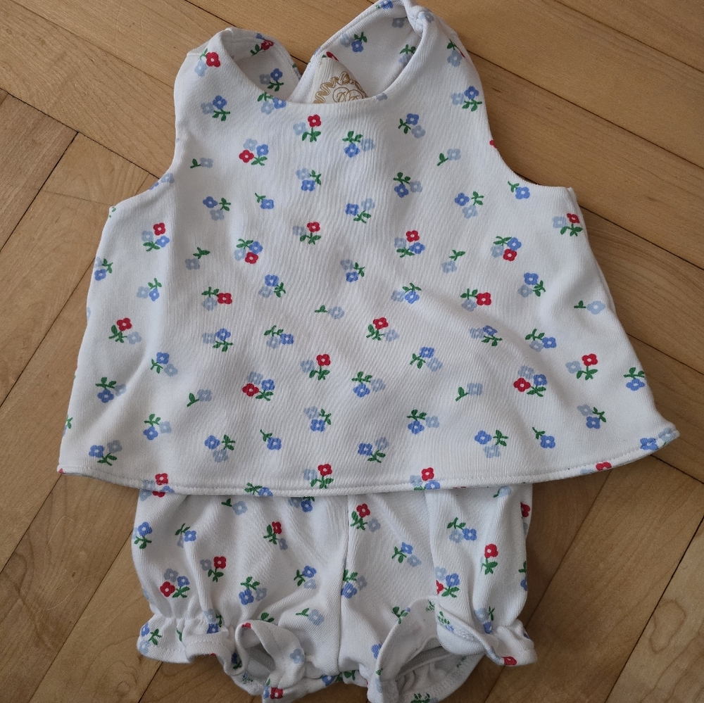 Beaufort Bonnet Floral Baby Romper